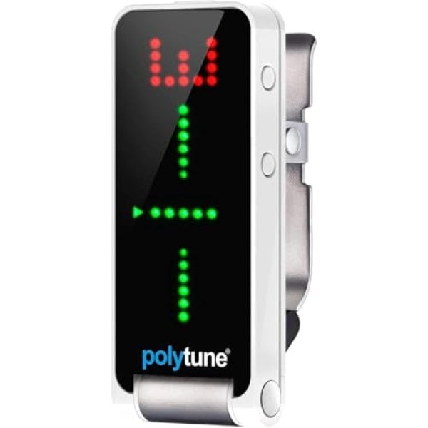 TC Electronic POLYTUNE CLIP Clip-On Tuner with Polyphonic, Strobe and Chromatic