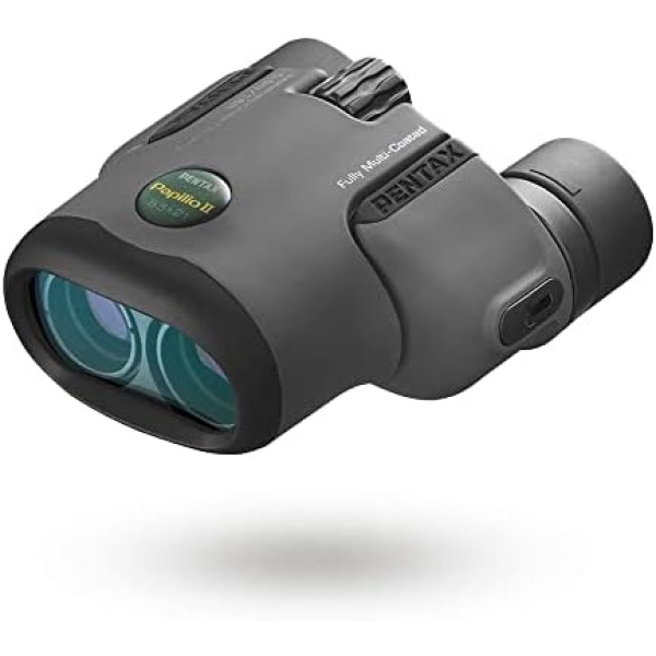 PENTAX Papilio II 8.5x21 Compact Binoculars for Bird Watching, Traveling, Sports