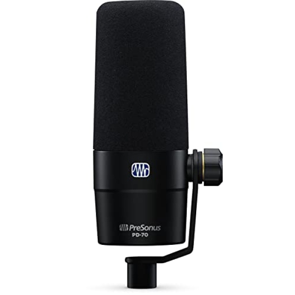 PreSonus PD-70 Dynamic Cardioid Broadcast Microphone for Recordings
