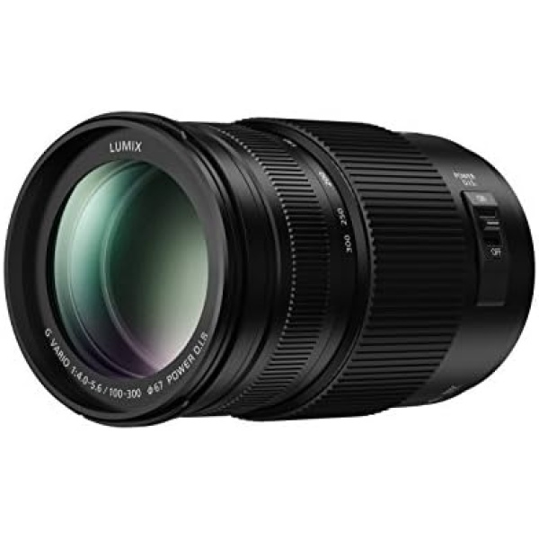 Panasonic H-FSA100300 LUMIX G II Vario Lens, 100-300mm, Black