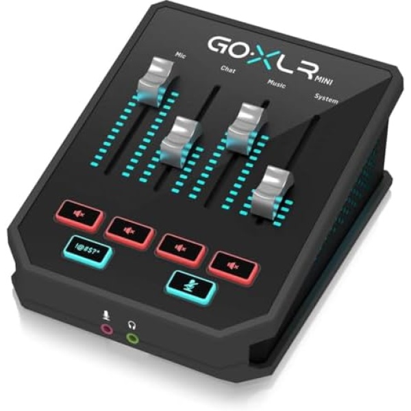 TC Helicon GoXLR MINI Online Broadcast Mixer with USB/Audio Interface