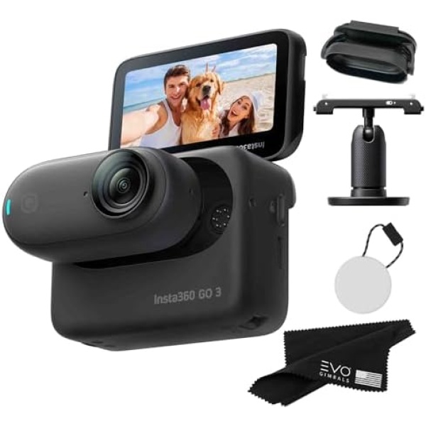 GO 3 64GB Midnight Black– Waterproof Tiny Mighty Action Camera